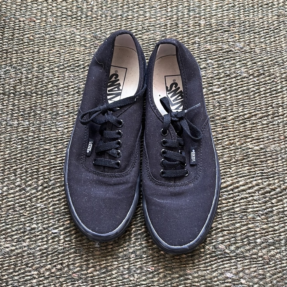 All-black Vans